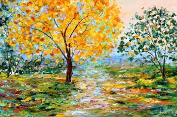 輝く森の風景 Oil Paintings